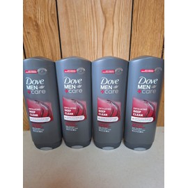 Dove 4 DOVE MEN+CARE EXFOLIATING DEEP CLEAN FACE & BODY WASH SHOWER GEL