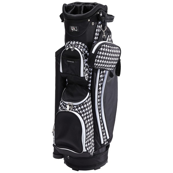 RJ Sports PARADISE 9" Deluxe Ladies Cart Bag, Houndstooth, 9