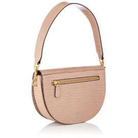 GUESS Women's Cream Danna Saddle Bag, camel