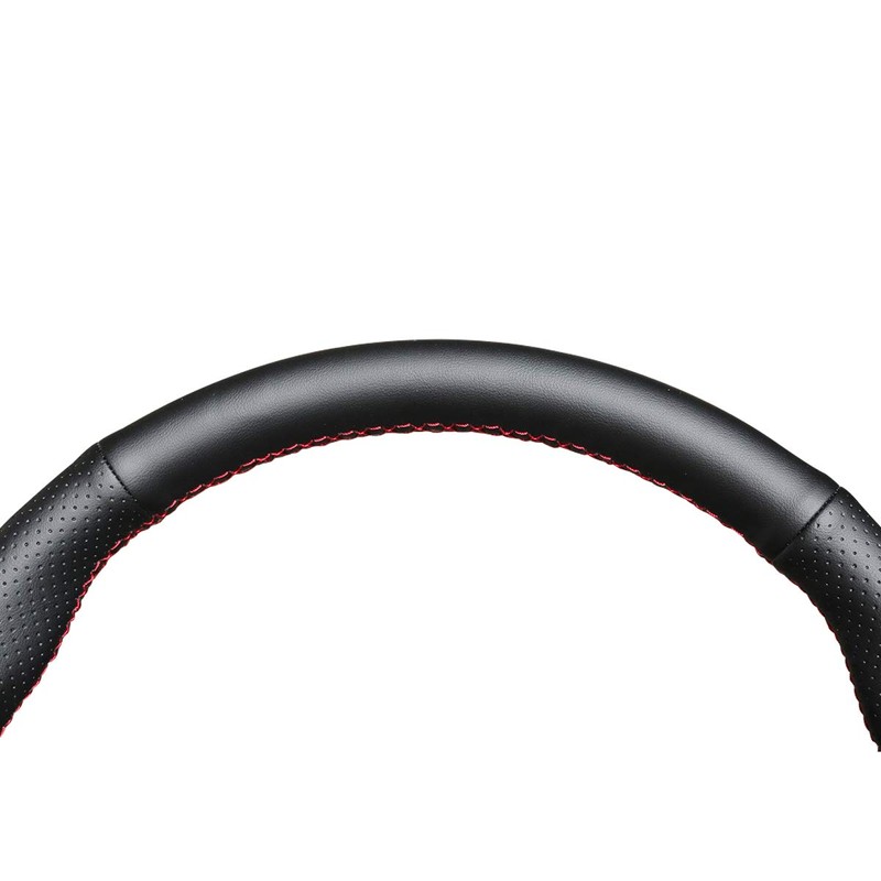MEWANT - Funda para volante de piel negra para Honda