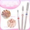 20 PCS Cuticle Bit for Nail Drill, 3/32''Nail Bits