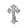 Unbranded Cross - Embroidered Iron On Patch 4" x 2.75"