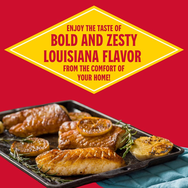 Louisiana Fish Fry Cajun Seasoning - Flavorful All-Purpose Seasoning 8