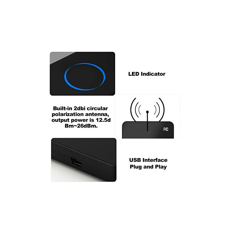 RF UHF RFID Card Reader Writer, 915Mhz RFID Reader Writer