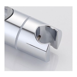 Adjustable Shower Head Holder 0.75 to 1.00in 19 to 25mm Handheld Shower Hose Holder Chrome Alloy Slide Bar Bracket 360 Degree Rotating Shower Handle Holder Easy Installation