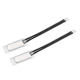 sourcing map KSD9700 Thermostat 80°C Normally Closed Temperature Switch Thermal Switch N.C 5A Metal Temperature Controller Bi-Metal Pack of 2