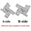 Zuoyou 2 Pieces 2 Inch Mini Sewing Measuring Gauge Aluminium