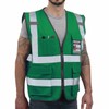 Dib Safety Reflective Vest High Visibility with Pockets and Zipper,