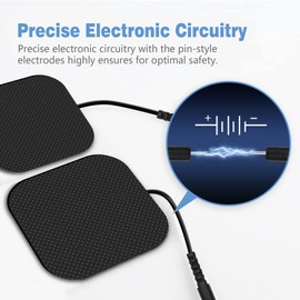 TENS Unit Pads 2X2 40 Pcs Replacement Pads Electrode Patches for Electrotherapy