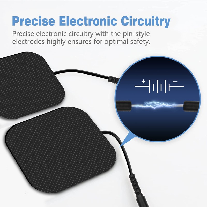 TENS Unit Pads 2X2 40 Pcs Replacement Pads Electrode Patches