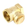 Non-Return Swing Brass Thread Brass DN40 Check Valve 232PSI Prevents