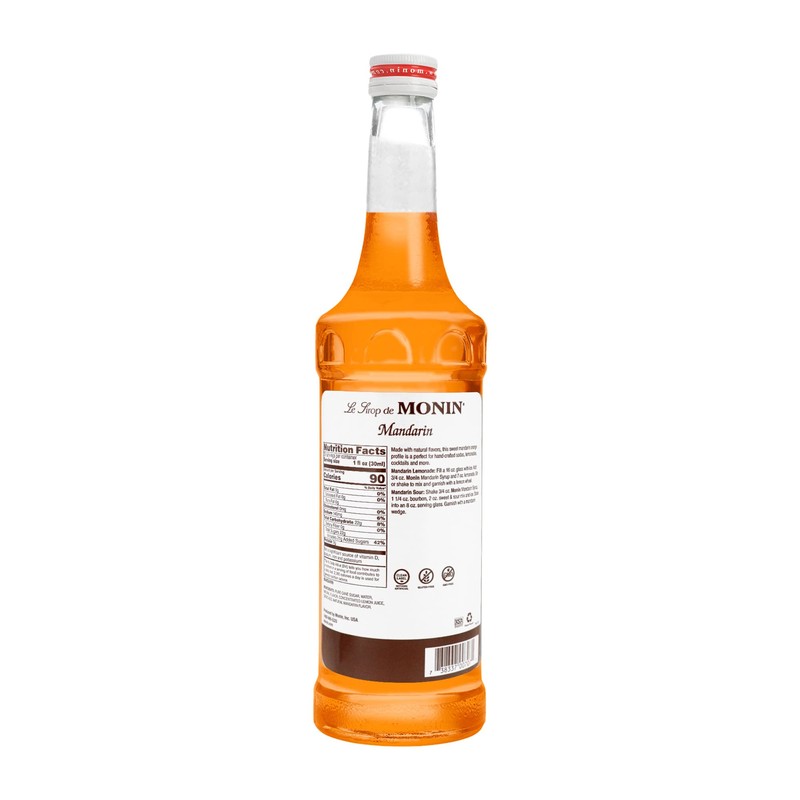 Monin Mandarin Orange Syrup, 750ml