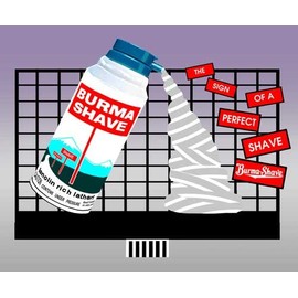88-1351 Burma Shave Lg Neon Animated Sign by Miller Signs