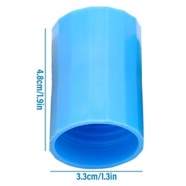 10 Pieces Experiment Tool Bottle Connector, Tornado Tube Bottle Connector Vortex Connector for Tornado Making Scientific Experiment Test Education (5 colors)