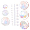 SHINEOFI DIY Jewelry Making Glass Beads 350pcs Crystal Ab Beads