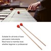 1 Pair Marimba Mallets Medium Hard Yarn Head with Maple