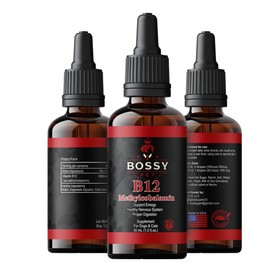 B12 Liquid for Dogs & Cats - Vitamin B12 for Dogs & Cats - Liquid Vitamin B12 for Pets - Methylcobalamin Liquid for Dogs & Cats - Vitamin Supplement for Pets - Vet Formulated