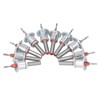 10PCS Countersink Drill Bits Adjustable Stop Tapered Countersink Bit for