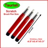 TAURISH Fiberglass Scratch Brush Pen 3 Pack Jewelry Watch Coin