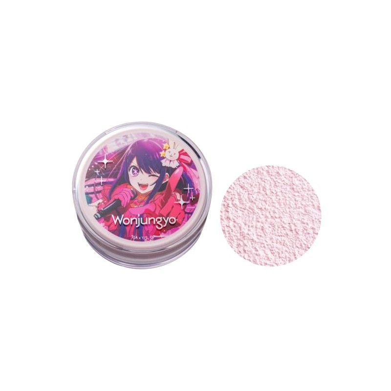 Wonjungyo Face Powder, Fixing Blur Powder, Collaboration (01, Plain Pink,