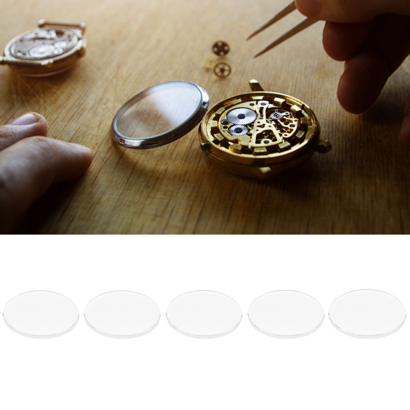 5Pcs Watch Glass 20mm-22mm Sapphire Double Domed Watch Glass Lens