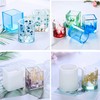 LotFancy 6 pcs Epoxy Resin Molds with 1 Bag Artificial