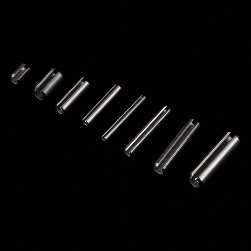 EVTSCAN 280Pcs Stainless Steel Slotted Spring Pin Kit, with M1.5