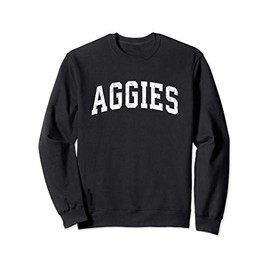 Aggies Mascot Vintage Athletic Sports Name Design Sweatshirt