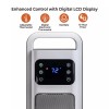 Comfort Zone 26" Oscillating Digital Tower Heater with Remote Control,