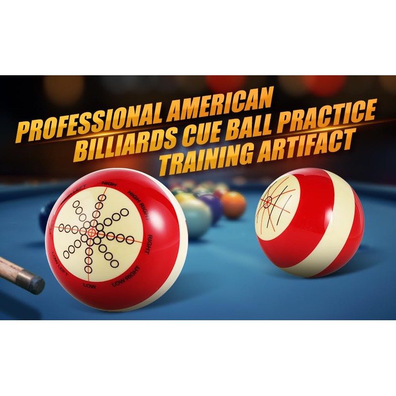 Training Cue Ball Billiards Practice Trainer Artifact Profession Resin Standard