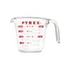 Pyrex Prepware 6001075 Measuring Cup, Red Graphics, Clear