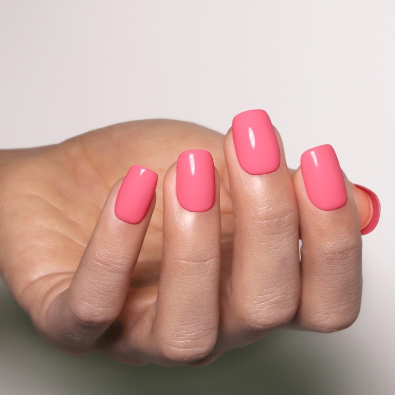 Firedeep 16ml Gel Nail Polish,Love Pink Color Soak Off UV