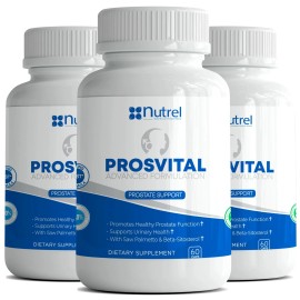 NaturalVita 3 PROSVITAL Support Formula Prostate Beta Sitosterol Saw Palmetto ultraprost