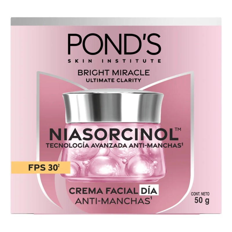 Pond's Bright Miracle Crema 50ml Fps30 Antimanchas Todo Tipo De