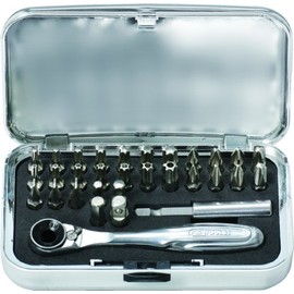 KS Tools 918.4600 1/4" CHROMEplus Bit set, 31 pcs