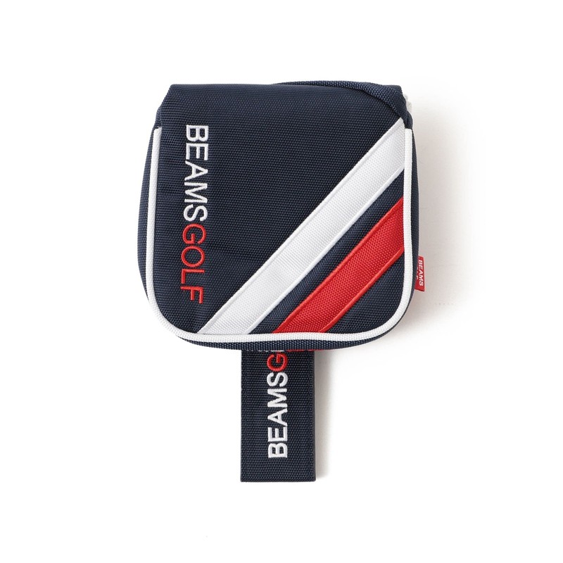 BEAMS GOLF/Double Line Putter Cover (Mallet) Navy -