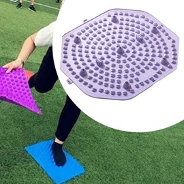 perfeclan Druckpunktkissen, kompakte Anti -Slip -Fuß -Peeling -Matte, ergonomische Akupressurmatte für Haushaltsreisen, Violett