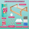 PP OPOUNT Adjustable Bead Loom Kit, Wood Loom Beading Supplies