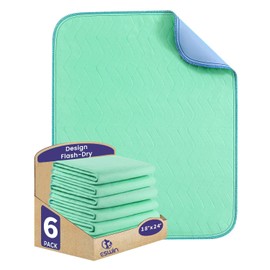 Washable Underpads,Super Absorbency Reusable Bedwetting Incontinence Pads for Kids, Adults, Elderly, and Pets - Waterproof Protective Pad for Couch, Sofa, Floor,Bed (500 Washes)