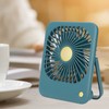 USB Desk Fan Multifunctional Minimalist Style 3 Speed Adjustable Strong