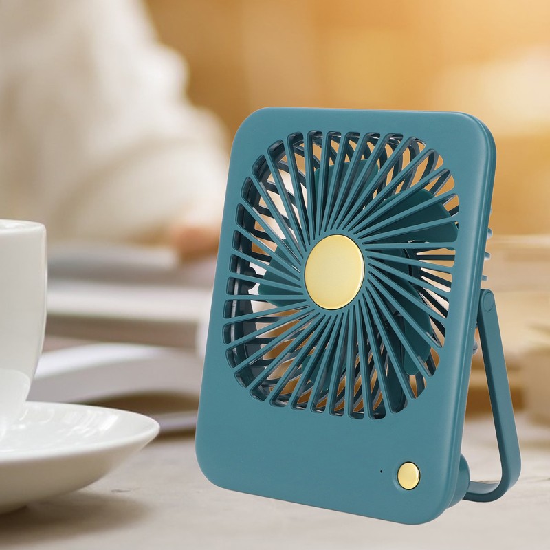 USB Desk Fan Multifunctional Minimalist Style 3 Speed Adjustable Strong