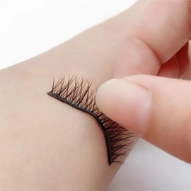 40Pcs Self Adhesive Lash Strips for Fake Eyelashes No Glue Apply False Lashes Eyelash Extension Supplies Suitable for All Strip Fake Lashes False Eyelash Adhesives