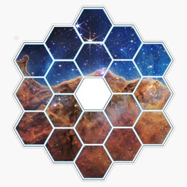 James Webb Space Telescope Sticker Bumper Sticker Vinyl Decal 5"
