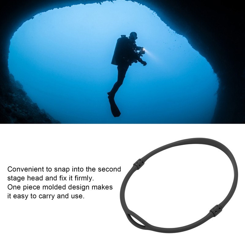 Regulator Holder Scuba Diving Silicone Regulator Necklace Holder Diving Accessories