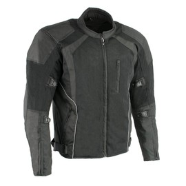 Milwaukee Leather Men's All Season Textile CE Armored Motorcycle Racer Jacket - Small - Small