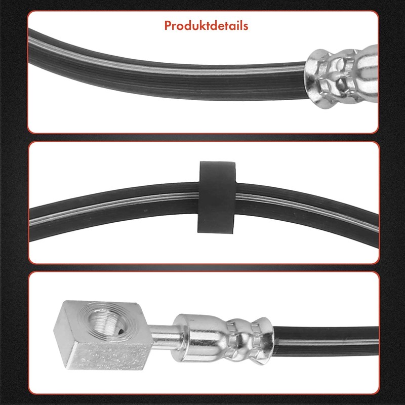 Frankberg 1 x Brake Hose Front Left or Right Compatible