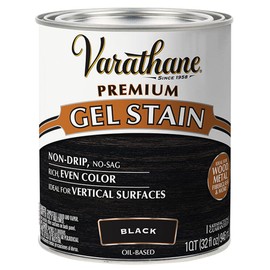 Varathane 358176 Premium Gel Stain, Quart, Black