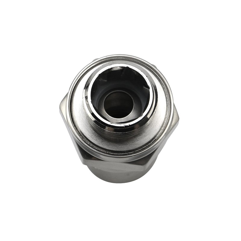 Tsnamay Brushed Nickel Shower Head Swivel Ball 360°Brass Chrome Shower