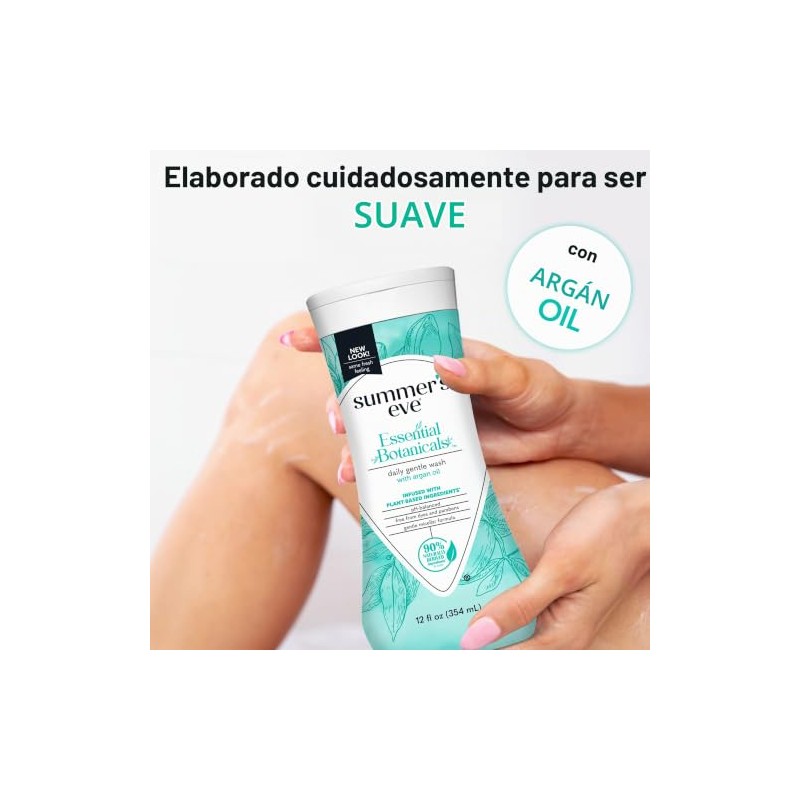 Summer's Eve Essential Botanicals Gentle Wash with Argan Oil, Removes