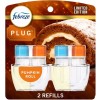 Febreze Plug Discontinued Pumpkin Spice Scented Refill 2 pack Limited